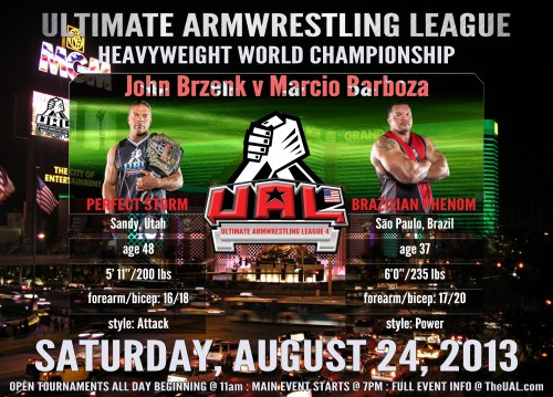 UAL 4 - John Brzenk vs. Marcio Barboza - 24 August 2013 │ Image Source: TheUAL.com
