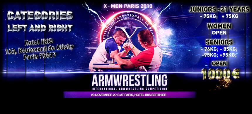 X-MEN PARIS 2013 │ Image Source: xmen-armwrestling.com