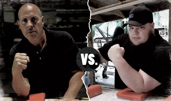 Mike McGraw vs. Joshua Turbo Borrow - Game of Arms │ Image Source: amctv.com