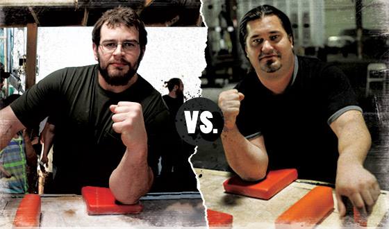 Nick Zinna vs. Kenny Hughes - Game of Arms
