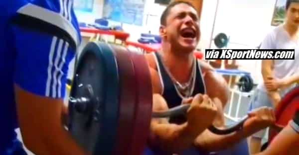 Dmitry Trubin, 150 kg x 2 │ Capture by XSportNews from the video