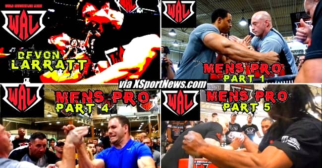 WAL NORTHERN REGIONALS 2016: Marcio Barboza vs. Devon Larratt, Todd Hutchings vs. Rob Vigeant, Janis Amolins vs. Andrew "Cobra" Rhodes │ Collage made by XSportNews using images from the videos