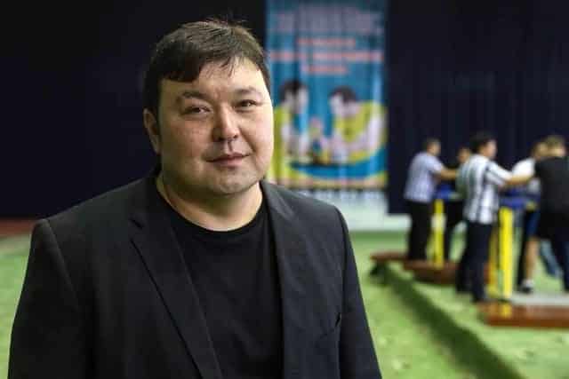 Arman Karsybayev - President of Shardara Armsport Federation, head organizer Kazakhstan National Armwrestling Championships 2017