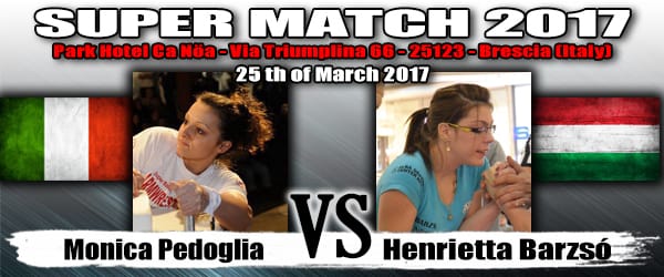 Monica Pedoglia vs. Henrietta Barzsó - XII Super Match 2017