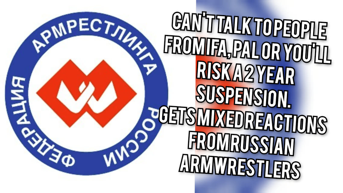 Russian Armwrestling Federation - You are not allowed