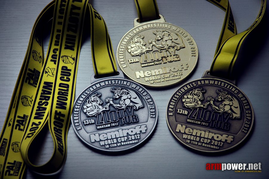 Medals for NEMIROFF WORLD CUP 2012