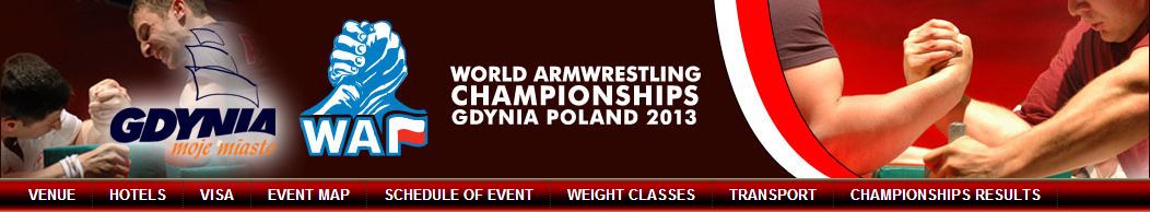 35th World Armwrestling Championships 2013 - worlds2013.armpower.net banner