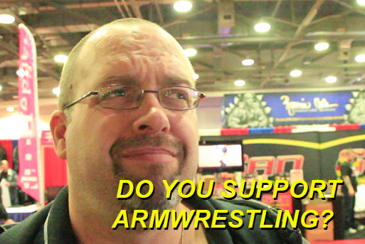 FREE VIDEO ARM TV: 2013 Arnold Classic Armwrestling Challenge - Do you support armwrestling │Mark Zalepa 