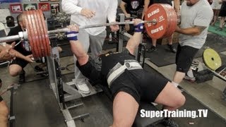 Eric Spoto 722 lbs (327.5 kg) World Record Raw Bench Press