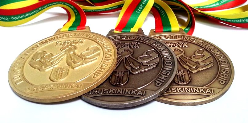 23rd European Armwrestling Championships 2013 - EuroArm 2013 - Medals