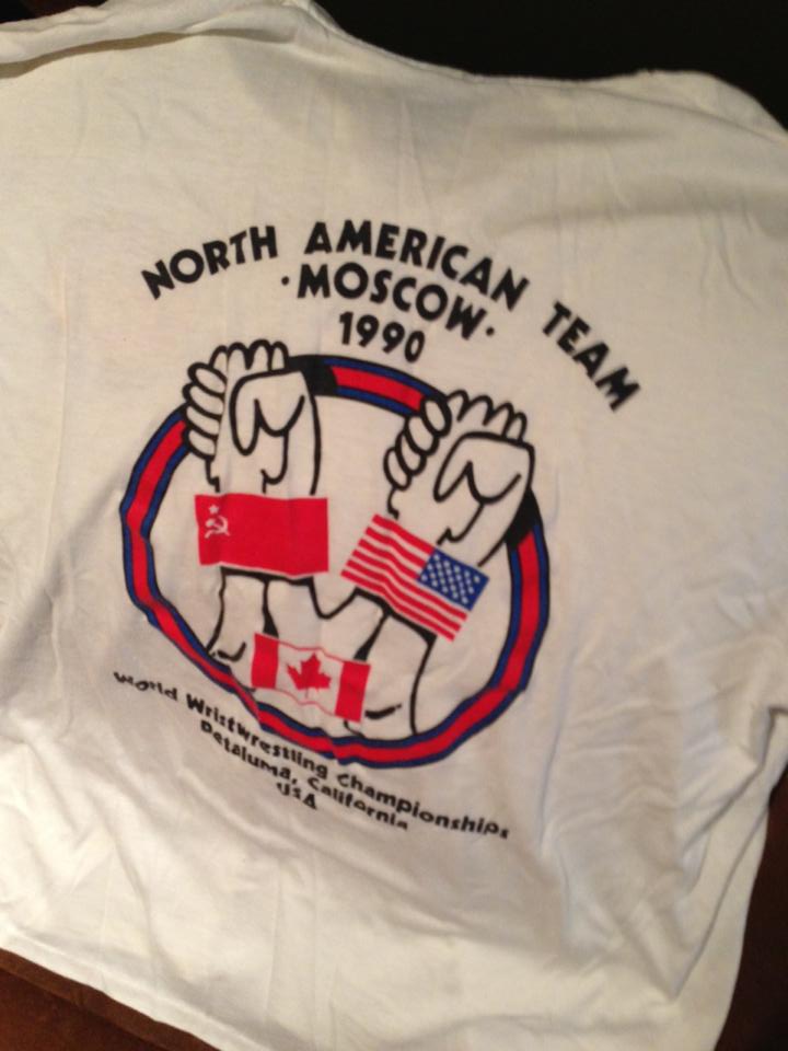 John Brzenk shirt - North American Team 1990 Golden Bear, Moscow