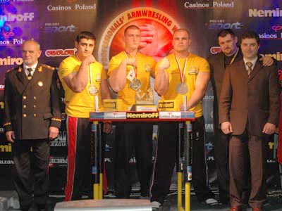 Nemiroff 2005 +95kg Category Podium
