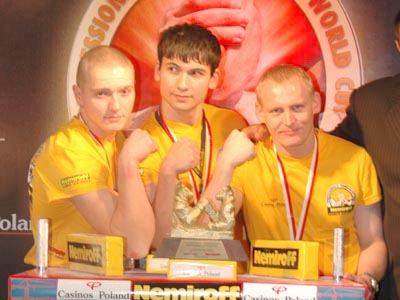 Nemiroff 2005 - 78kg category podium
