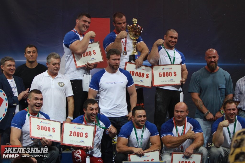 A1 Russian Open 2012 – Right Hand Absolute Class Winners & Prizes