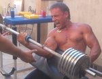 Jozsef Lovei – biceps training 70kg