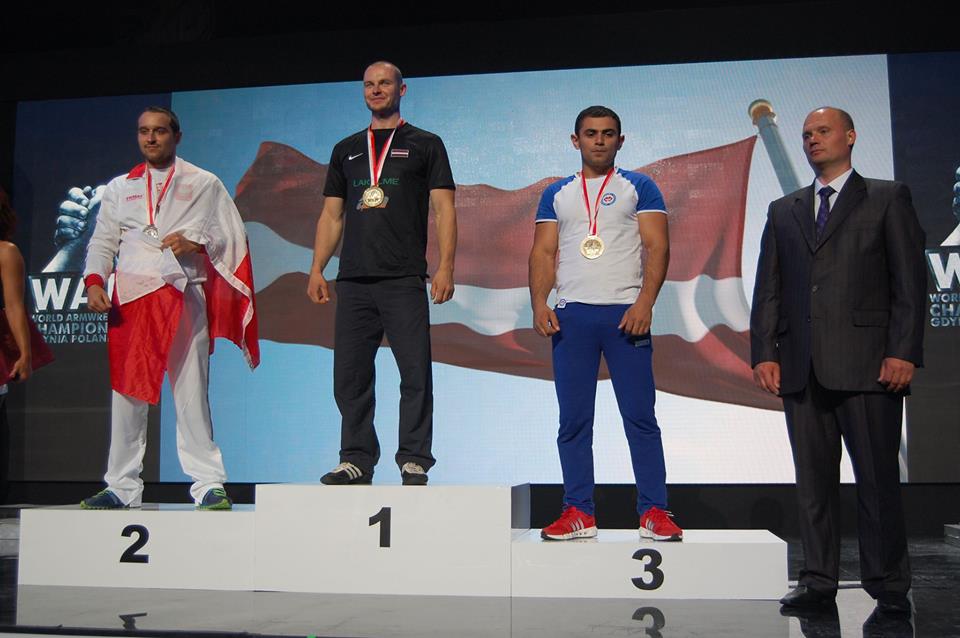 Janis Amolins - 35th World Armwrestling Championships 2013
