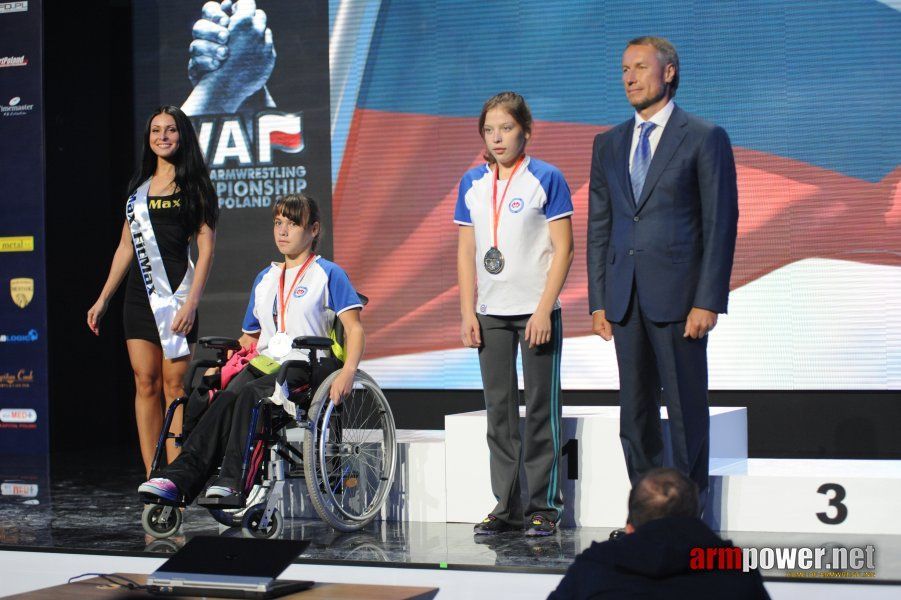 Disabled Awards Ceremony - Day 1 - WAF World Armwrestling 2013 - Alexander Filimonov