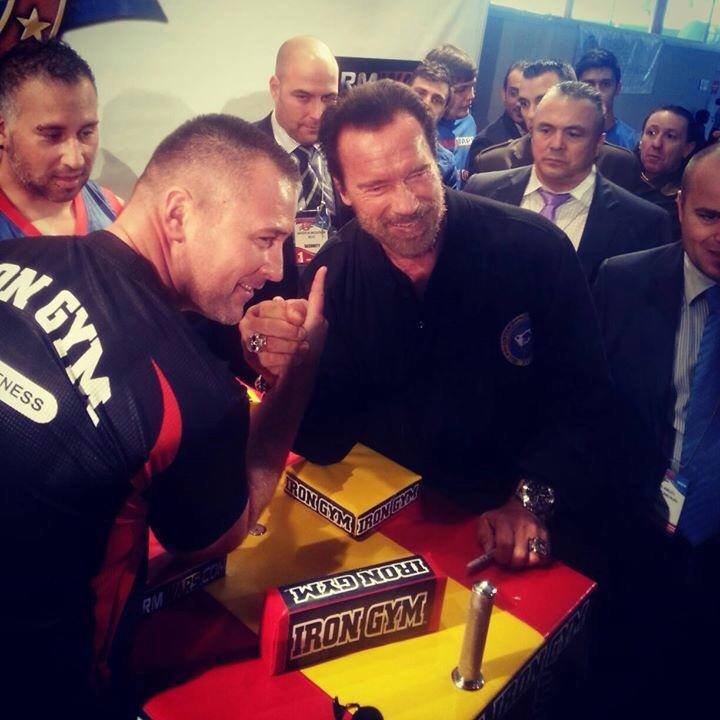 Neil Pickup - Arnold Schwarzenegger - ARM WARS "REDLINE" at The Arnold Classic Europe │ 12 – 13 October 2013, Madrid, Spain