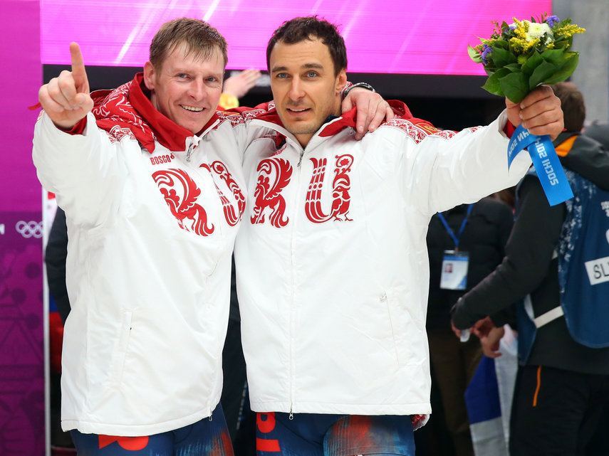 Alexander Zubkov and Alexey Voevoda – Sochi 2014 │ Photo Source: sochi2014.com