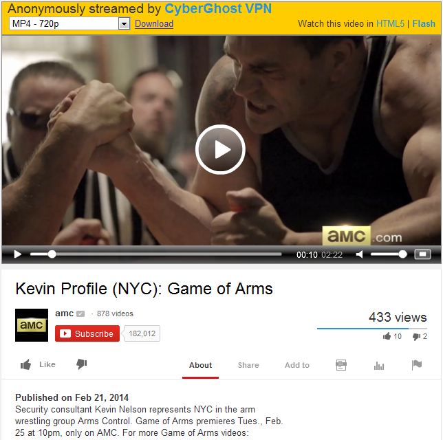 Kevin Nelson - Game of Arms AMC - play
