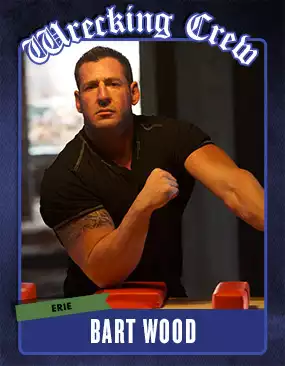 Bart Wood - Wrecking Crew (Erie City) Team - Game of Arms AMC - GoA Armwrestling  │ Image Source: amctv.com