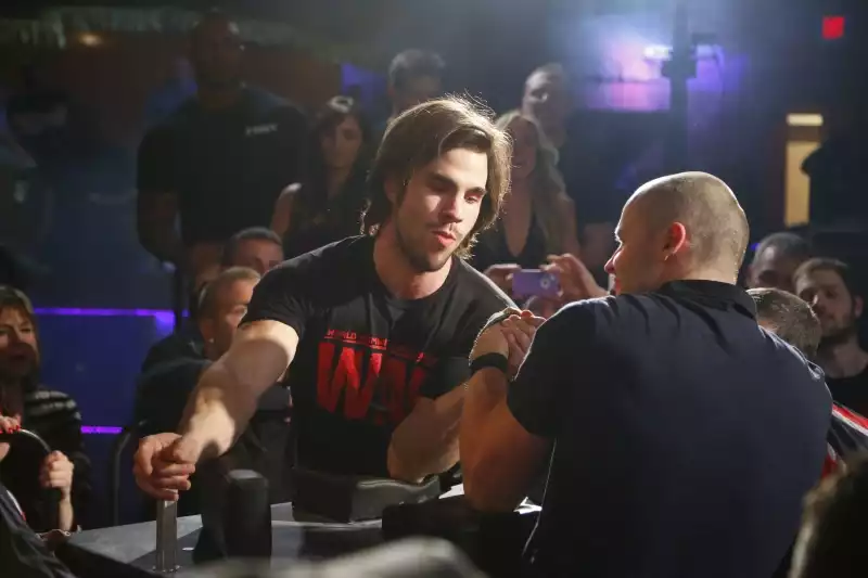 Ethan Fritsche vs. Janis Amolins Ethan Fritsche vs. Janis Amolins - World Armwrestling League (WAL), Columbus, Ohio, March 2014 │ Photo Source: walunderground.com