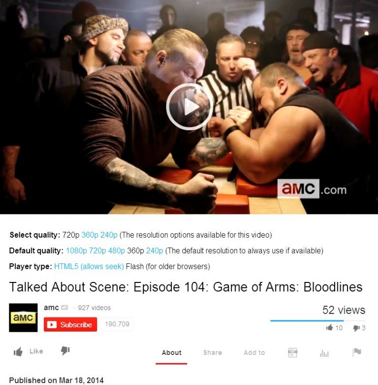 Rob Bigwood vs. Matt "Chop" Bertrand - Talked About Scene Episode 104 Game of Arms Bloodlines