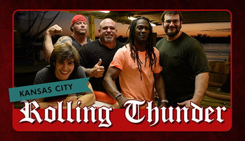 Rolling Thunder (Kansas City) Team - Game of Arms AMC - GoA Armwrestling  │ Image Source: amctv.com