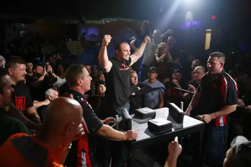 Travis Bagent - World Armwrestling League (WAL), Columbus, Ohio, March 2014 │ Photo Source: walunderground.com