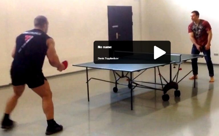Denis Cyplenkov vs. Alexey Voevoda - Table Tennis, Ping-pong │ Print Screen by XSportNews.com from the video