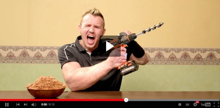 Matthias “Hellboy” Schlitte - Hammer Drill - Unexpected Power - AEG Commercial  │ Capture by XSportNews from the video