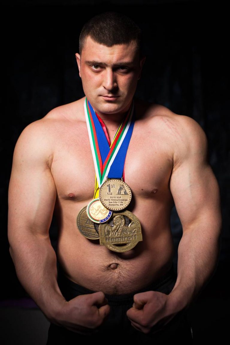 Andrey Pushkar - with medals