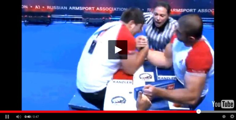 Eldar Aliskendarov vs. Zaurbek Hodov, -100kg Right Final - A1 Russian Open 2014 │ Capture by XSportNews from the video