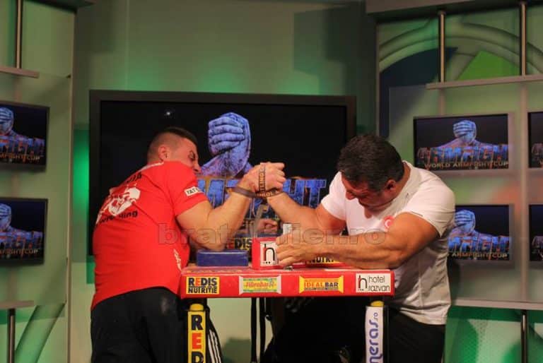 Viorel Dobrin vs. Unal Turker – PAL – BALKAN ARMWRESTLING LEAGUE, -86 kg, 10 November 2014