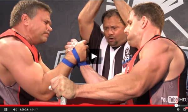 John Brzenk vs. Rob Vigeant Jr. - UAL Headquarters Grand Opening, 31 August 2013 │ Capture by XSportNews from the video