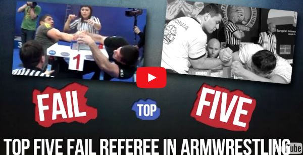 Top Five Referee Fails in Armwrestling │ Capture by XSportNews from the video
