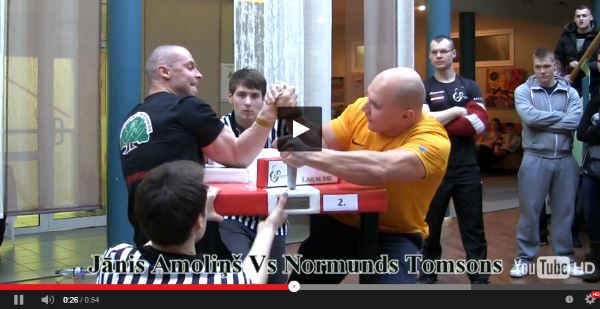 Janis Amolins vs. Normunds Tomsons - LK 1. posms 2015 │ Capture by XSportNews from the video