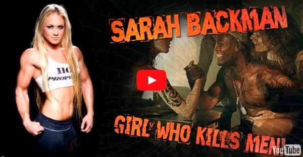 Sarah Backman – Girl who kills men │ Capture by XSportNews from the video