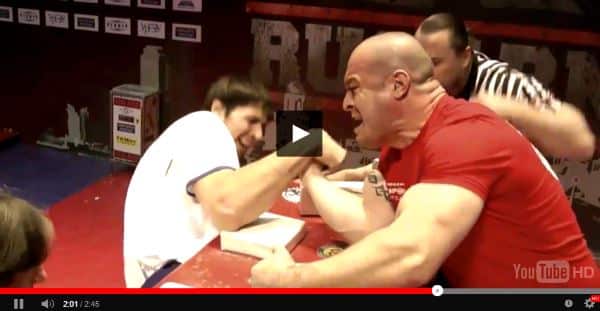 Vitaly Laletin vs. Chermen Khadaev - RUSARM 2015, Russian National Armwrestling Championship 2015