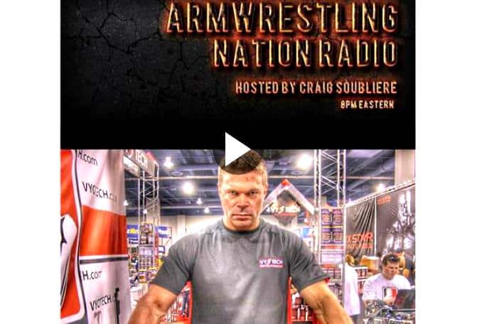 John Brzenk on Arm Wrestling Nation Radio (AWNR)