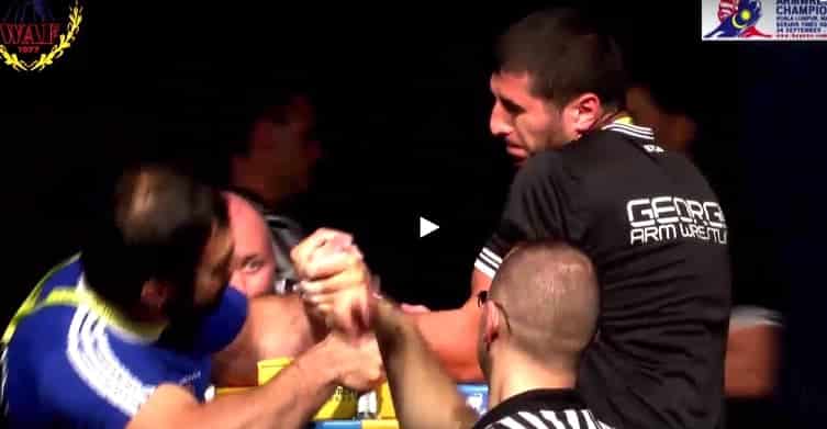 LIVE WorldArm 2015, 37th World Armwrestling Championships 2015 WAF - Seniors Left Hand │ Capture by XSportNews from the video