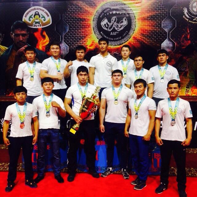 Shardara Armsport Team at Asian Open Cup 2015 │ Photo Source: Zhandos Nurhalykov