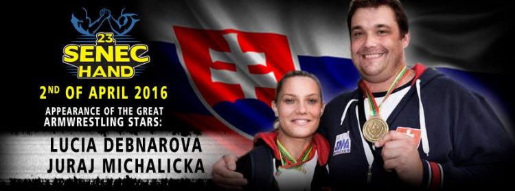 Lucia Debnárová, Juraj Michalicka, 23rd Senec Hand 2016 │ Image Source: Armbets.tv 