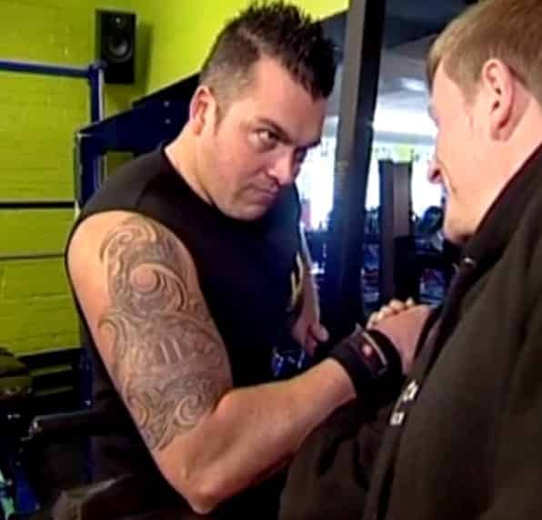 Richard Miller the Liar Champion lies about being Armwrestling Champion │ Image Source: itv.com [edited by XSportNews.com]