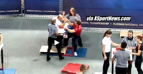 Russian Armwrestling Championship 2016 │ Capture by XSportNews from the video
