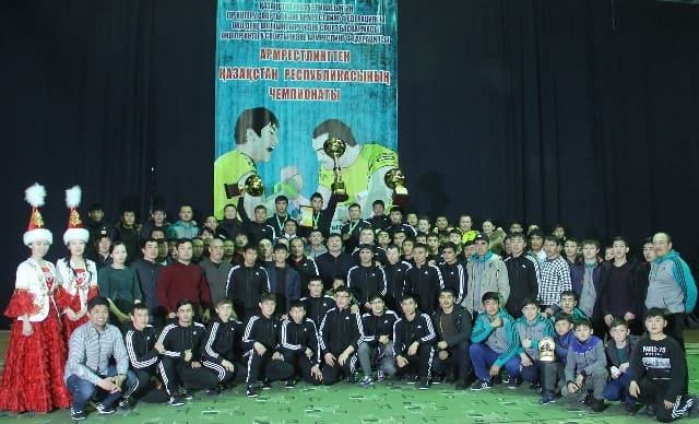 Kazakhstan National Armwrestling Championships 2017 Group Photo