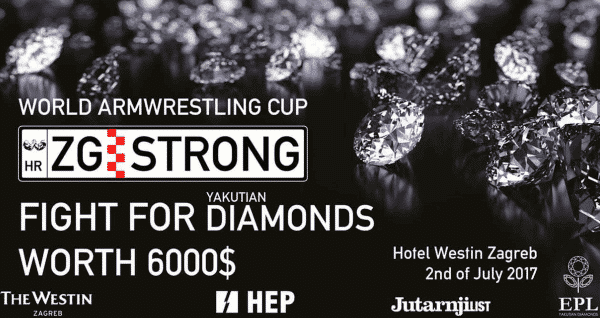 ZG STRONG 2017 WORLD ARMWRESTLING CUP - DIAMONDS