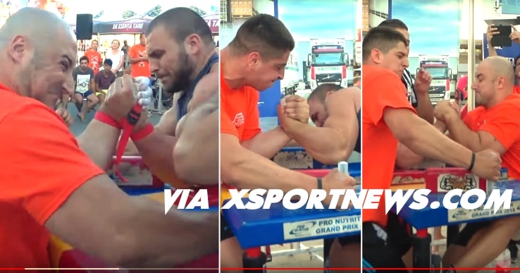 Krasimir Kostadinov, Sasho Andreev, Yordan Tsonev, Mamaia Armwrestling 2019