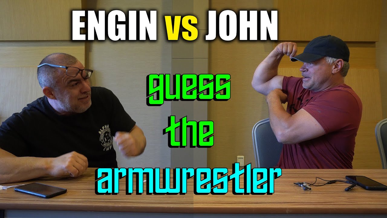 VIDEO: GUESS THE ARMWRESTLER- JOHN BRZENK VS ENGIN TERZI