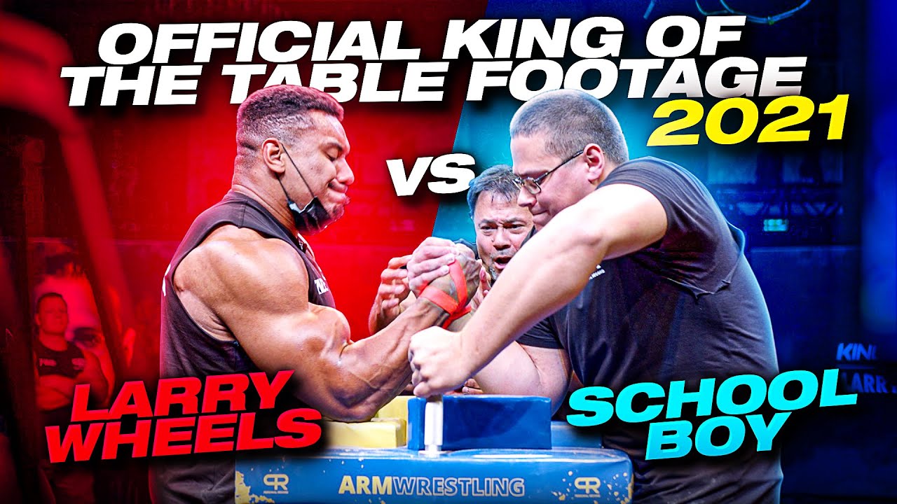VIDEO: OFFICIAL KING OF THE TABLE FOOTAGE 2021 - SCHOOLBOY vs LARRY WHEELS